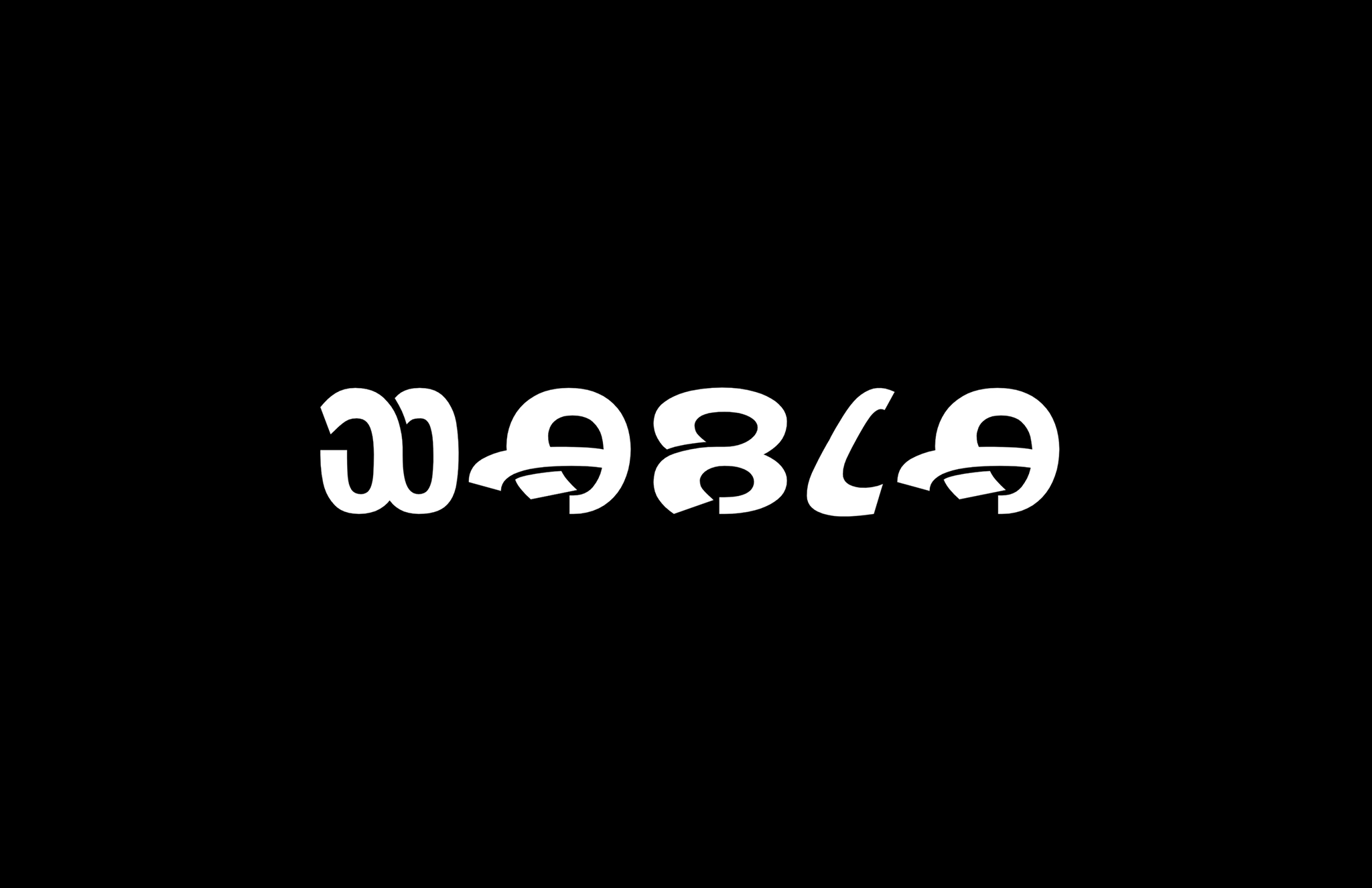 Wabla Typeface Animation